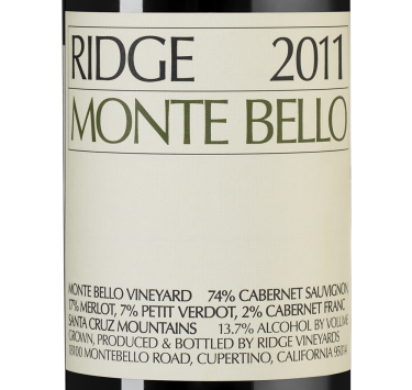 Монте Белло, Ридж Виньярдс19213