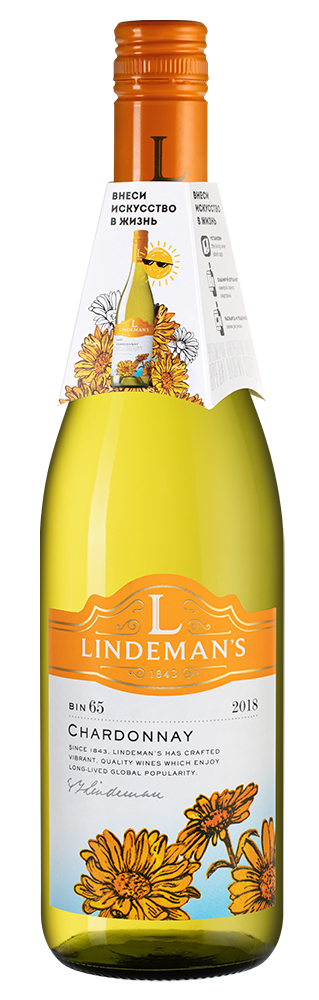 Вино Bin 65 Chardonnay, Lindeman's, 2018&nbsp;г.1085