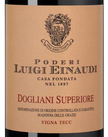 Дольяни Супериоре Мадонна Делле Винья Текк, Подери Луиджи Эйнауди19627