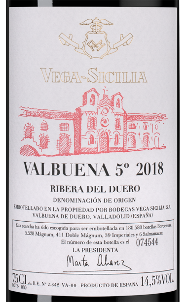 Вальбуэна 5, Бодегас Вега Сисилия20616