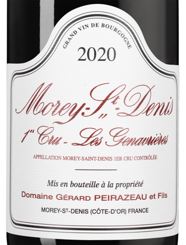 Море-Сен-Дени Премьер Крю ле Женавриер, Домен Жерар Пейразо э Филс21206