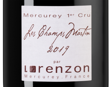 Меркюре Премье Крю Ле Шам Мартен, Брюно Лоранзон22226