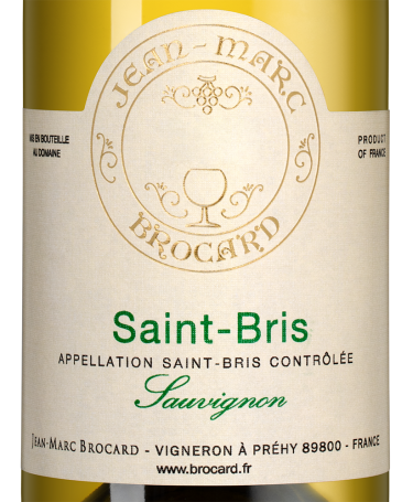 Совиньон Сен-Бри, Жан-Марк Брокар (Домен Сент-Клер)22345