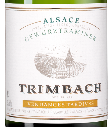 Гевюрцтраминер Ванданж Тардив, Тримбах22393