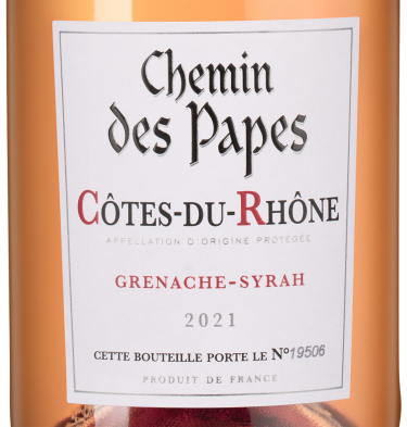 Шемен де Пап Кот-дю-Рон Розе, Ле Гранд Ше де Франс22858