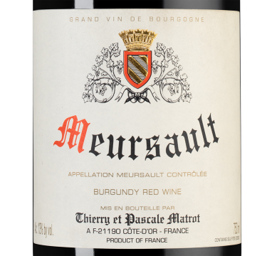 Мерсо Руж, Домен Тьерри э Паскаль Матро23405