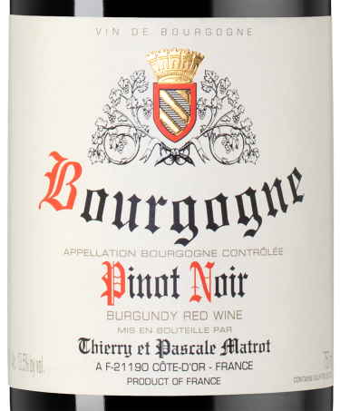 Бургонь Пино Нуар, Домен Тьерри э Паскаль Матро23417