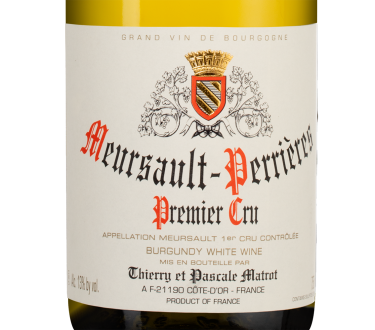 Мерсо-Перьер Прьемье Крю, Домен Тьерри э Паскаль Матро23419