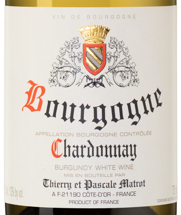 Бургонь Шардоне, Домен Тьерри э Паскаль Матро23421