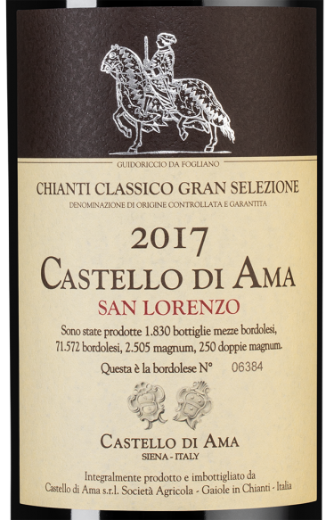 Кьянти Классико Гран Селеционе Сан Лоренцо, Кастелло ди Ама24623