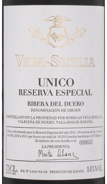 Вега Сисилия Унико Ресерва Эспесьяль, Бодегас Вега Сисилия25229