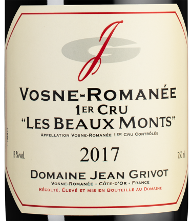 Вон-Романе Премье Крю Ле Бо Мон, Домен Жан Гриво25781