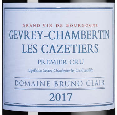 Жевре-Шамбертен Премье Крю Казетье, Домен Брюно Клер25969
