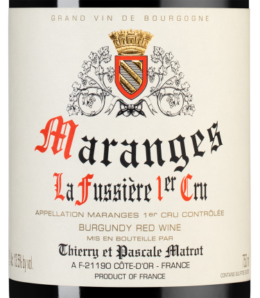 Маранж Премье Крю Ла Фусьер, Домен Тьерри э Паскаль Матро26027