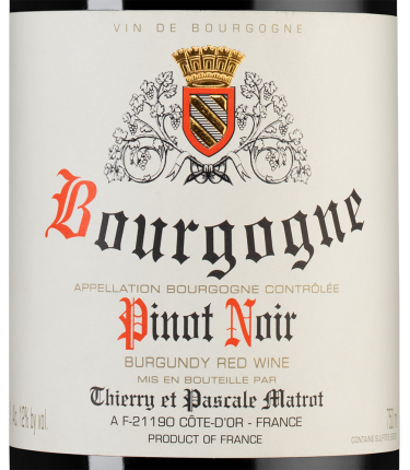 Бургонь Пино Нуар, Домен Тьерри э Паскаль Матро26116