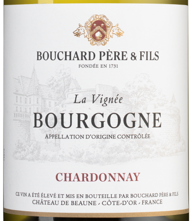 Бургонь Шардоне Ла Винье, Бушар Пэр э Фис26382