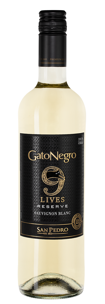 Вино Gato Negro 9 Lives Reserve Sauvignon Blanc, Vina San Pedro, 2019&nbsp;г.1854