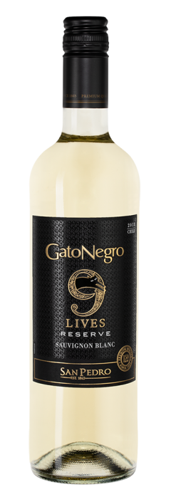 Вино Gato Negro 9 Lives Reserve Sauvignon Blanc, Vina San Pedro, 2019&nbsp;г.