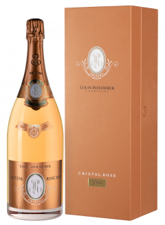 Шампанское Louis Roederer Cristal Rose в подарочной упаковке, 2009&nbsp;г., 1.5&nbsp;л.