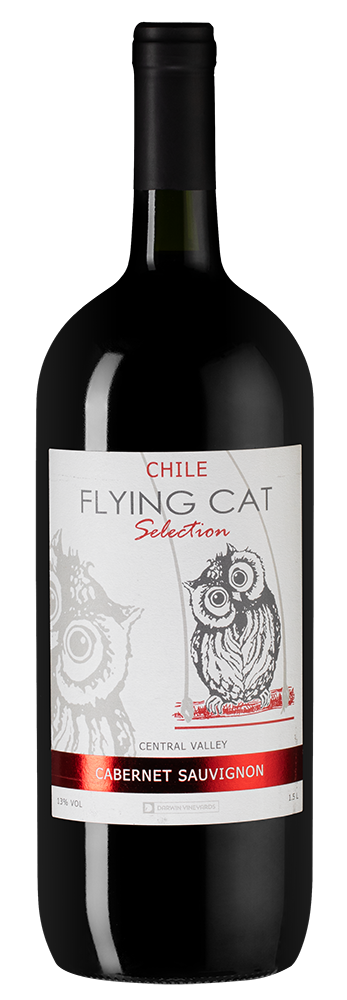 Вино Flying Cat Cabernet Sauvignon, Agricola Requingua Limitada, 2017&nbsp;г., 1.5&nbsp;л.2564