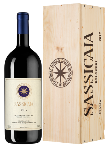 Вино Sassicaia, Tenuta San Guido, 2017&nbsp;г., 1.5&nbsp;л.3261