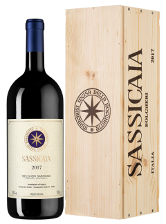 Вино Sassicaia, Tenuta San Guido, 2017 г., 1.5 л.