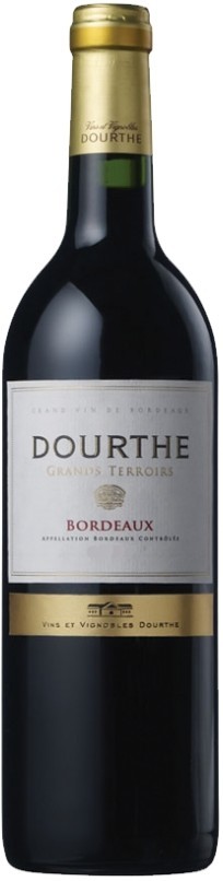 Вино Dourthe "Grands Terroirs" Bordeaux Rouge AOC, 0.75 л