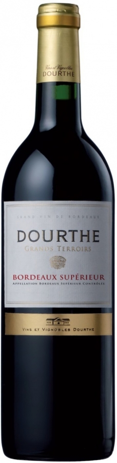Вино Dourthe, "Grands Terroirs" Bordeaux Superieur, 0.75 л