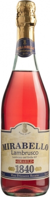 Игристое вино Chiarli 1860, "Mirabello" Rosato, Lambrusco dell'Emilia IGT, 0.75 л3822