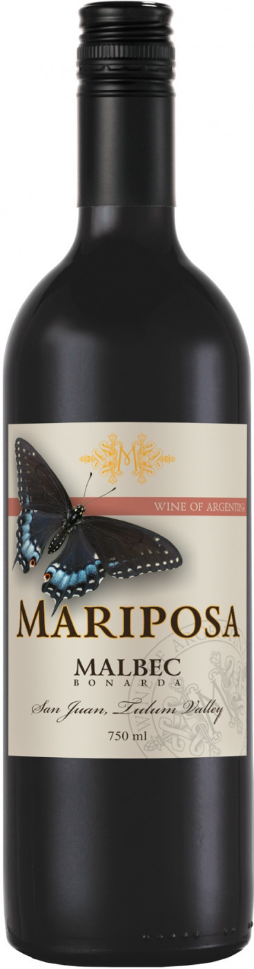 Вино "Mariposa" Malbec-Bonarda, 2017, 0.75 л3829