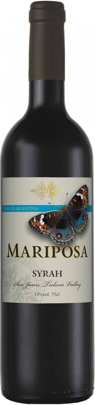 Вино "Mariposa" Syrah, 2017, 0.75 л3830