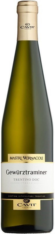 Вино "Mastri Vernacoli" Gewurztraminer, Trentino DOC, 0.75 л3838