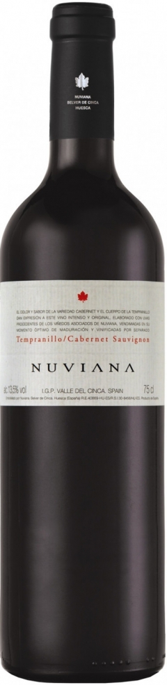 Вино Codorniu, "Nuviana" Tempranillo-Cabernet Sauvignon, Valle del Cinca IGP, 0.75 л