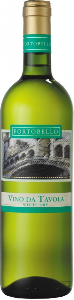 Вино Vinispa, "Portobello" White Dry VdT, 0.75 л