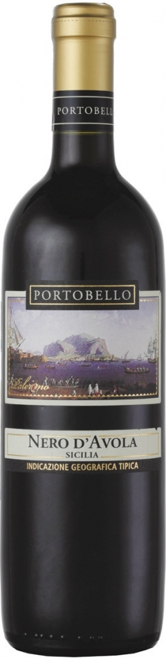 Вино Vinispa, "Portobello" Nero d'Avola, Terre Siciliane IGT, 2016, 0.75 л