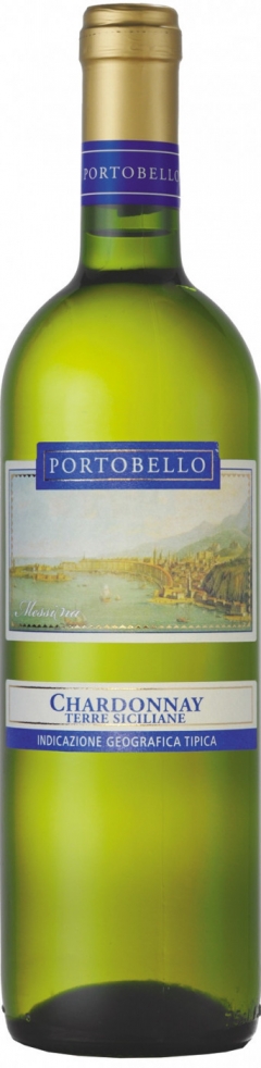 Вино Vinispa, "Portobello" Chardonnay, Terre Siciliane IGT, 2017, 0.75 л