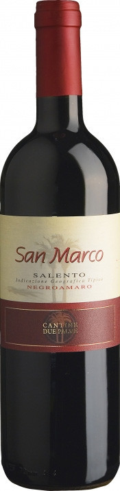 Вино Cantine Due Palme, "San Marco" Rosso, Salento IGT, 0.75 л