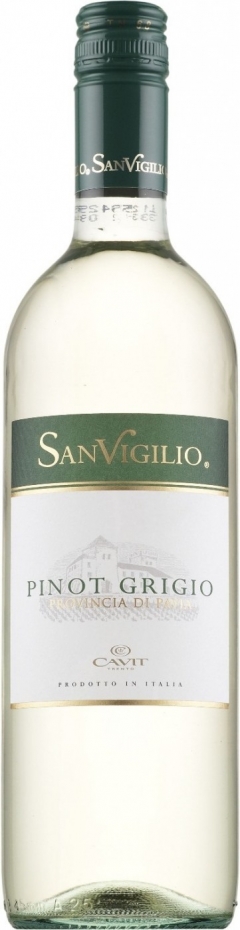 Вино "Sanvigilio" Pinot Grigio, Provincia di Pavia IGT, 0.75 л