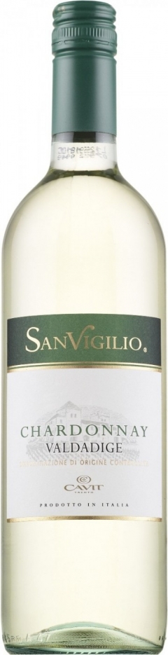 Вино "Sanvigilio" Chardonnay, Valdadige DOC, 0.75 л