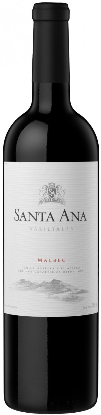 Вино Bodegas Santa Ana, "Varietales" Malbec, 0.75 л3889