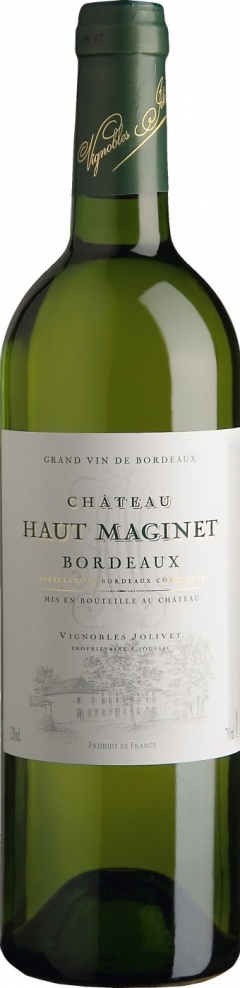 Вино "Chateau Haut Maginet" Blanc, Bordeaux AOC, 0.75 л