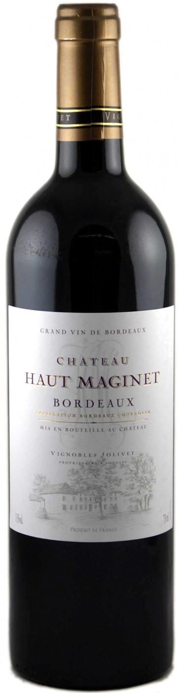 Вино "Chateau Haut Maginet" Rouge, Bordeaux AOC, 0.75 л3924