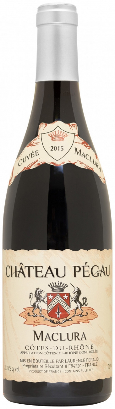 Вино Chateau Pegau, "Cuvee Maclura", Cotes-du-Rhone AOC, 2015, 0.75 л3925