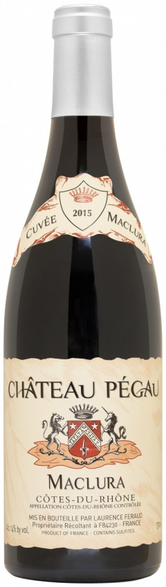 Вино Chateau Pegau, "Cuvee Maclura", Cotes-du-Rhone AOC, 2015, 0.75 л