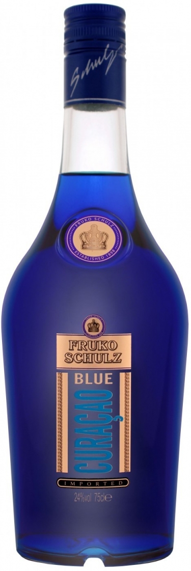 Ликер Fruko Schulz Blue Curacao, 0.7 л3942