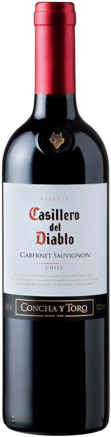 Вино "Casillero del Diablo" Cabernet Sauvignon Reserva, 0.75 л3986