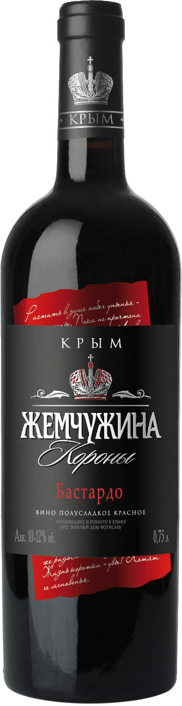 Вино "Жемчужина Короны" Бастардо, 0.75 л4009