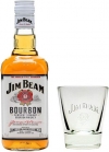 Виски "Jim Beam" with glass, 0.7 л4026