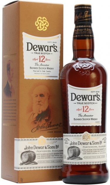 Виски "Dewar's" 12 years old, in box, 0.7 л4065