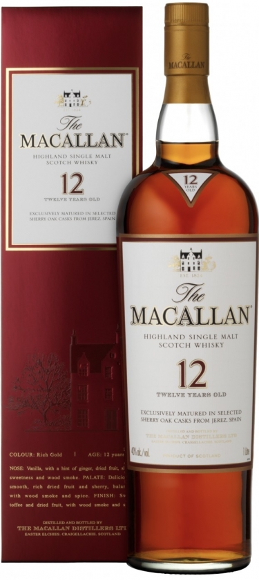 Виски Macallan 12 Years Old, gift box, 0.7 л4070